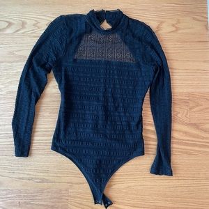 Abercrombie Backless Lace Bodysuit